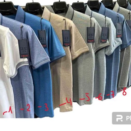 Футболка Vip Stendo (2XL-5XL) 08507-3 blue (лето) Vip Stendo 08507-3 blue