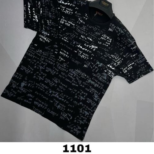 Футболка Vip Stendo (2XL-6XL) 1101 black-grey (лето) Vip Stendo 1101 black-grey