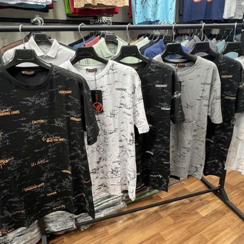 Футболка Vip Stendo (2XL-6XL) 1101 grey (лето) Vip Stendo 1101 grey