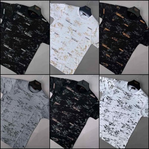 Футболка Vip Stendo (2XL-6XL) 1106 black-beige (лето) Vip Stendo 1106 black-beige