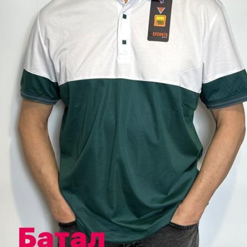 Футболка Vip Stendo (3XL-6XL) 455 green (лето) Vip Stendo 455 green