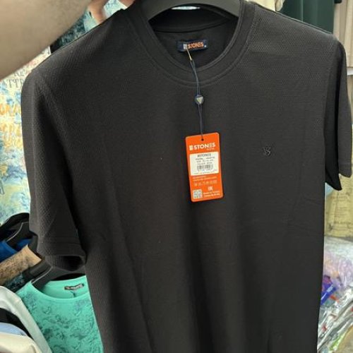 Футболка Vip Stendo (M-2XL) 5715 black (лето) Vip Stendo 5715 black