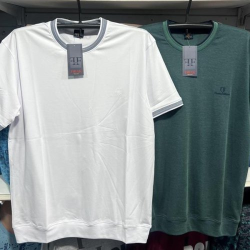 Футболка Vip Stendo (2XL-5XL) 8021 white (лето) Vip Stendo 8021 white