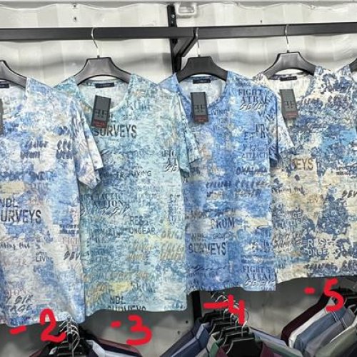 Футболка Vip Stendo (2XL-5XL) 8566-6 grey (лето) Vip Stendo 8566-6 grey