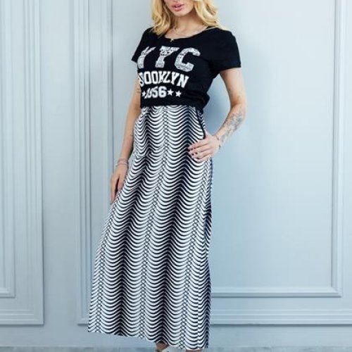 Платье Vehuiah (M-L) 10079 black (лето) Vehuiah 10079 black