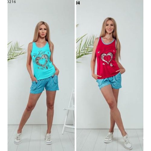 Костюм Vehuiah (S-XL) 110216 l.blue (лето) Vehuiah 110216 l.blue