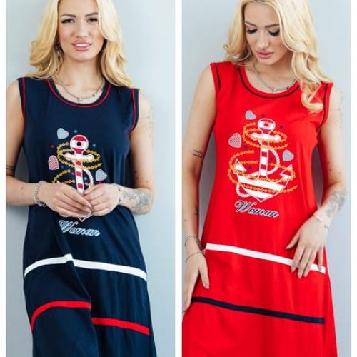 Платье Vehuiah (M-XL) VH57 navy (лето) Vehuiah VH57 navy