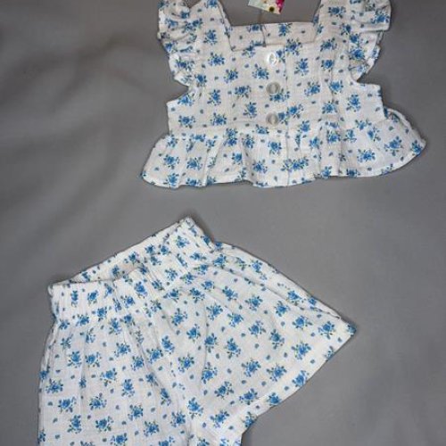 Костюм Bright Harmony (104-122) 761 white-l.blue (лето) Bright Harmony 761 white-l.blue
