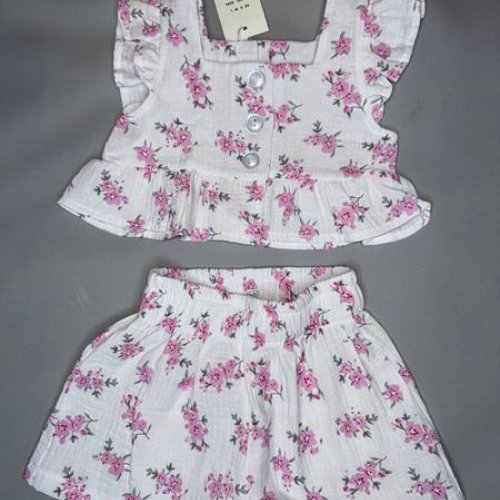 Костюм Bright Harmony (104-122) 761 white-lilac (лето) Bright Harmony 761 white-lilac