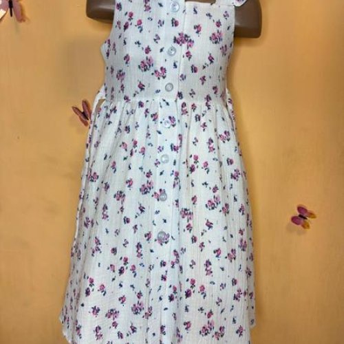 Сарафан Bright Harmony (122-140) 762 white-pink (лето) Bright Harmony 762 white-pink