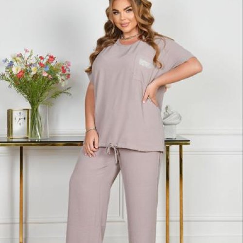 Костюм Iren Veles (50-56) 1526 beige (лето) Iren Veles 1526 beige