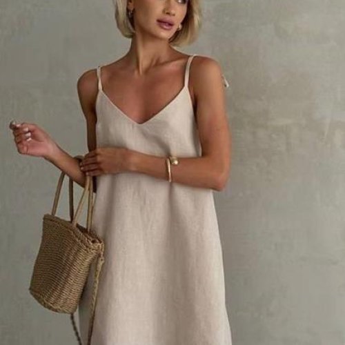 Сарафан EVA (42-56) 262 beige (лето) EVA 262 beige