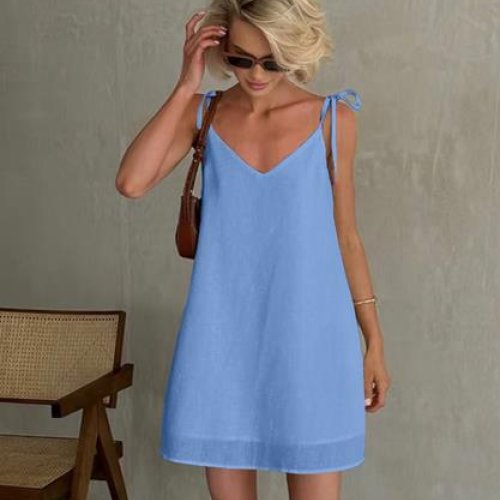 Сарафан EVA (42-56) 262 l.blue (лето) EVA 262 l.blue