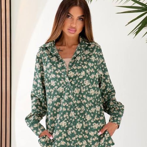 Рубашка WideRange (42-56) 750 green (деми) WideRange 750 green