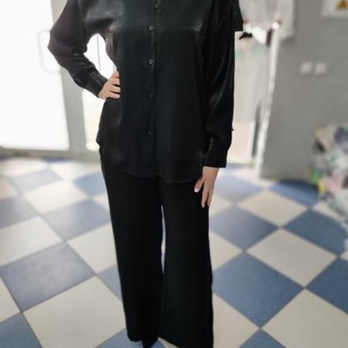 Костюм MMC clothes (2XL-5XL) 24002 black (деми) MMC clothes 24002 black
