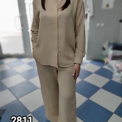 Костюм MMC clothes (42-48) 2811 beige (деми) MMC clothes 2811 beige