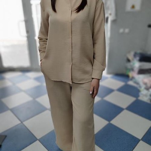 Костюм MMC clothes (2XL-5XL) 2812 beige (деми) MMC clothes 2812 beige