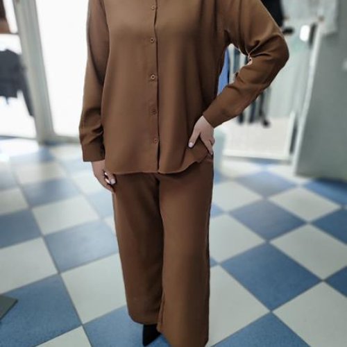 Костюм MMC clothes (2XL-5XL) 2812 d.brown (деми) MMC clothes 2812 d.brown