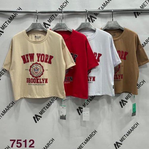 Футболка Met&March (one size) 7512 red (лето) Met&March 7512 red