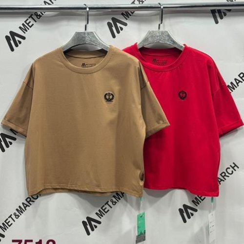 Футболка Met&March (one size) 7513 red (лето) Met&March 7513 red