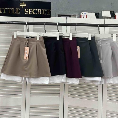 Юбка-шорты Little Secret (S-L) 978 d.grey (лето) Little Secret 978 d.grey