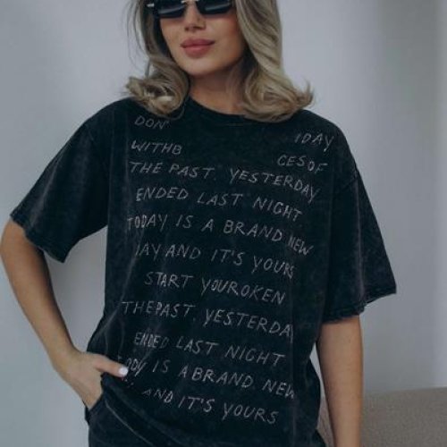 Футболка Little Secret (one size) 10082 black (лето) Little Secret 10082 black