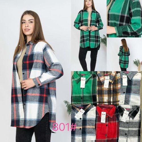 Рубашка P.HEY (XL-4XL) 801 navy-green (деми) P.HEY 801 navy-green