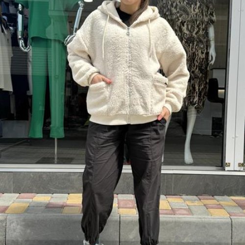 Куртка JJF (XL-3XL) 20136 beige (деми) JJF 20136 beige