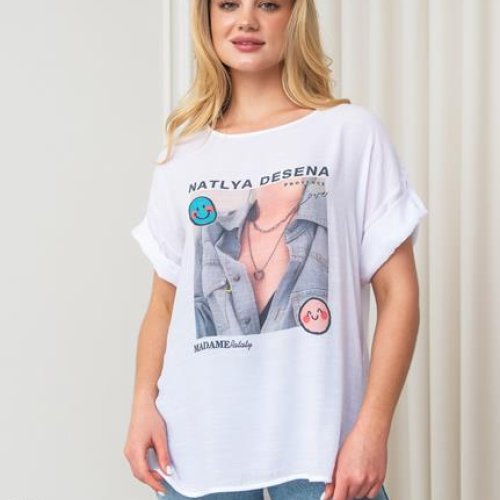 Футболка JJF (XL-4XL) 202 white (лето) JJF 202 white