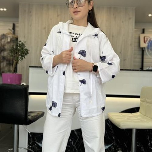 Рубашка JJF (XL-4XL) 2292 white (лето) JJF 2292 white