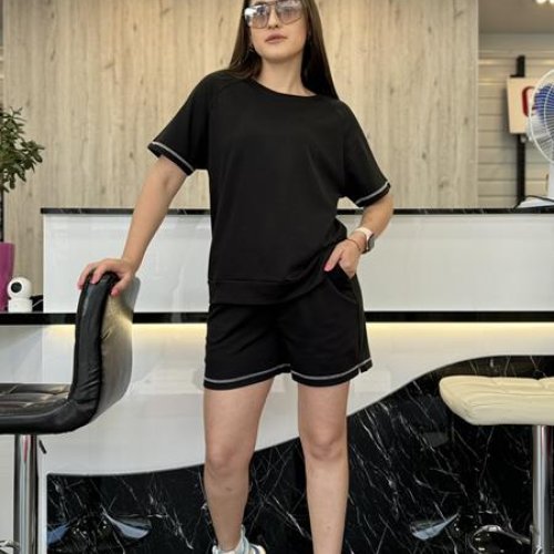 Костюм JJF (L-4XL) 5001 black (лето) JJF 5001 black