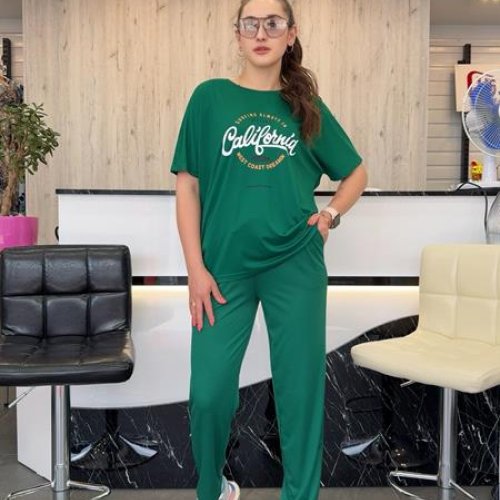 Костюм JJF (XL-5XL) 5036 green (лето) JJF 5036 green