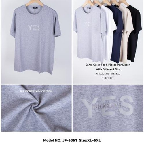 Футболка JJF (XL-5XL) 6051 navy (лето) JJF 6051 navy