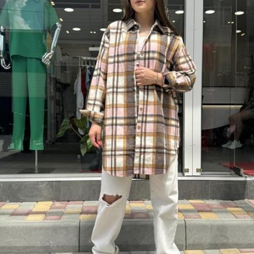 Рубашка JJF (XL-4XL) 801 beige (деми) JJF 801 beige