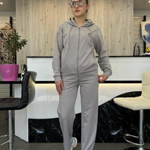 Костюм спорт JJF (L-4XL) 8011 grey (деми) JJF 8011 grey