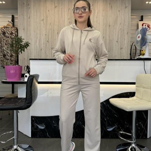 Костюм спорт JJF (L-4XL) 8011 l.beige (деми) JJF 8011 l.beige