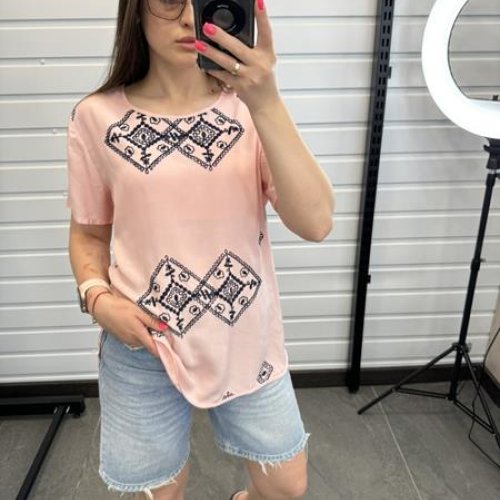 Футболка JJF (XL-4XL) 993 peach (лето) JJF 993 peach