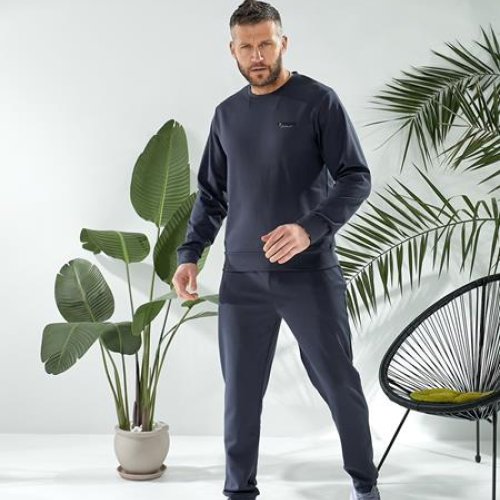 Костюм спорт JJF (L-4XL) JJF10 navy (деми) JJF JJF10 navy