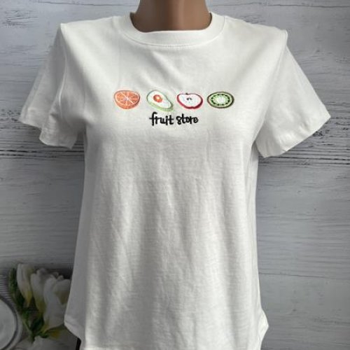 Футболка New Season (S-L) 8523 white (лето) New Season 8523 white