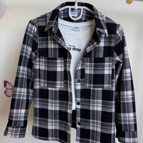 Рубашка Moda school (122-152) 8529 black (деми) Moda school 8529 black