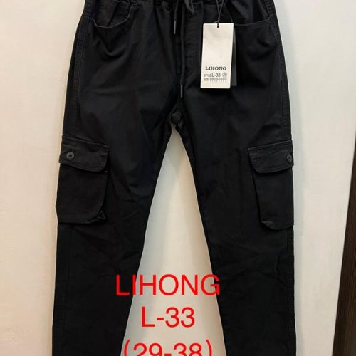 Штаны Lihong (29-38) L33 black (деми) Lihong L33 black