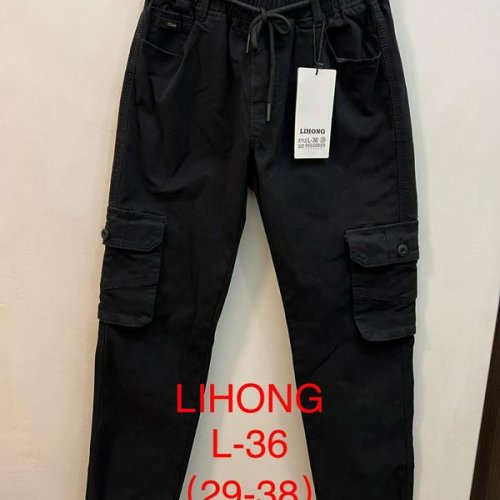 Штаны Lihong (29-38) L36 black (деми) Lihong L36 black