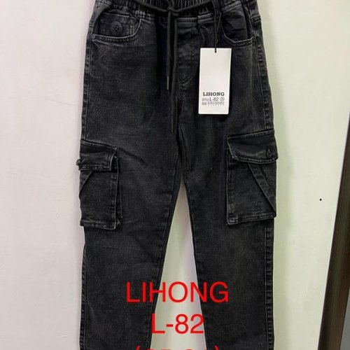 Джинсы Lihong (25-31) L82 black (деми) Lihong L82 black