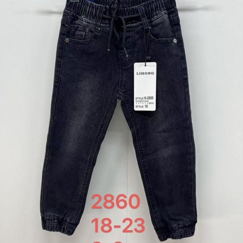 Джинсы Lihong (18-23) 2860 black (деми) Lihong 2860 black