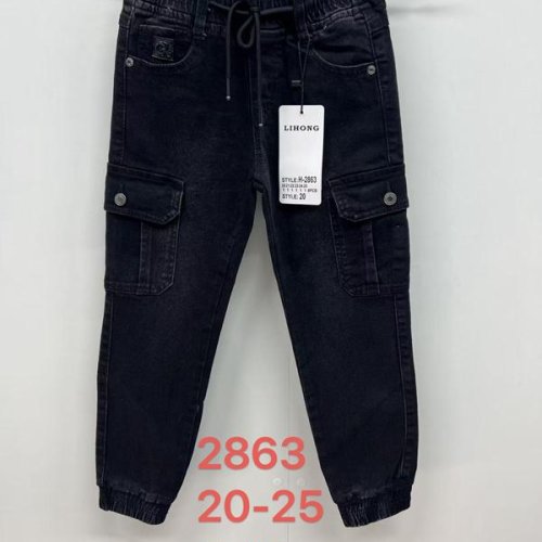 Джинсы Lihong (20-25) 2863 black (деми) Lihong 2863 black