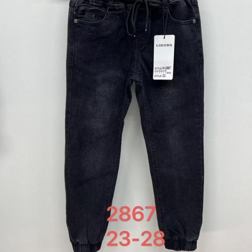 Джинсы Lihong (23-28) 2867 black (деми) Lihong 2867 black