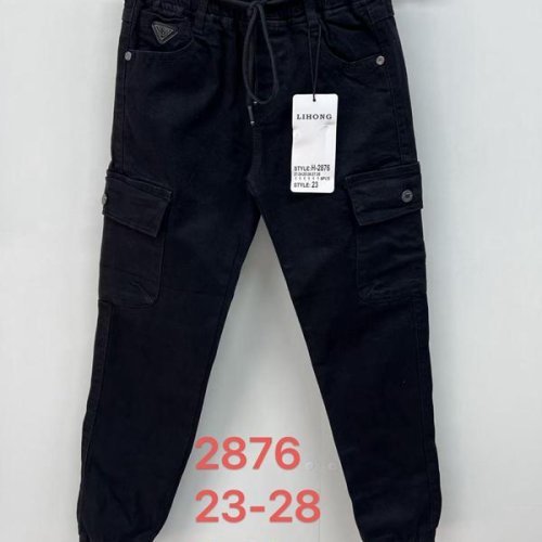 Джинсы Lihong (23-28) 2876 black (деми) Lihong 2876 black