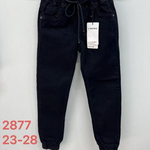 Джинсы Lihong (23-28) 2877 black (деми) Lihong 2877 black