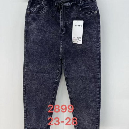 Джинсы Lihong (23-28) 2899 black (деми) Lihong 2899 black