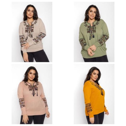 Свитер Global (58-66) 1214 beige (деми) Global 1214 beige